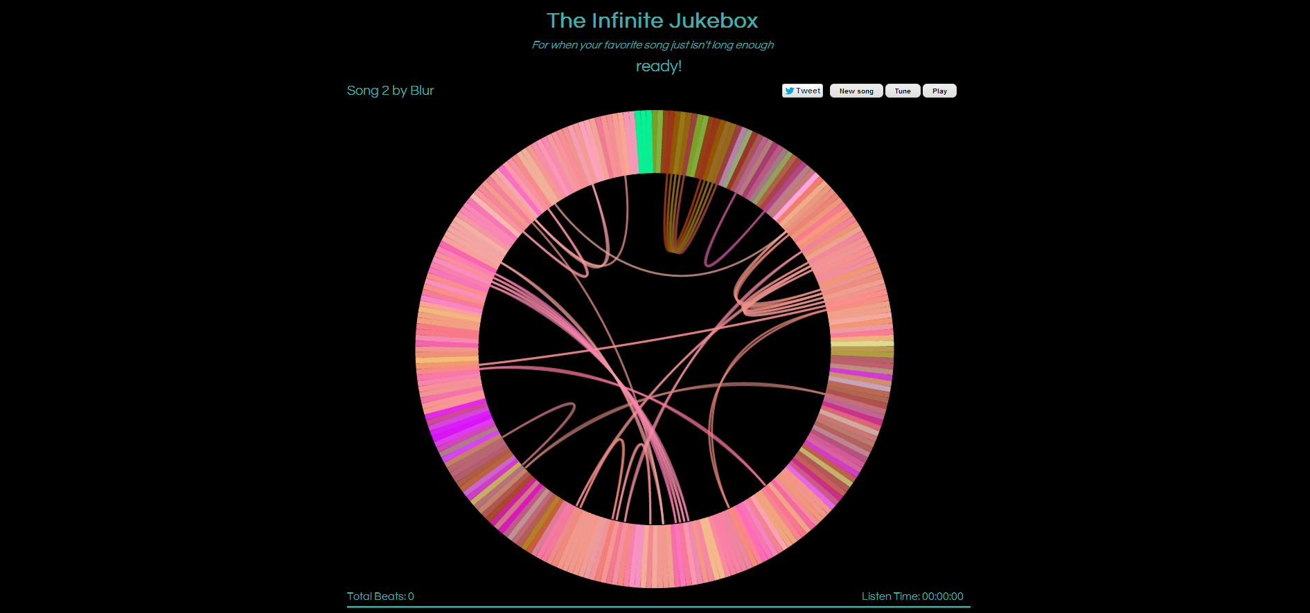 Noodle Live App of the Month - Infinite Jukebox