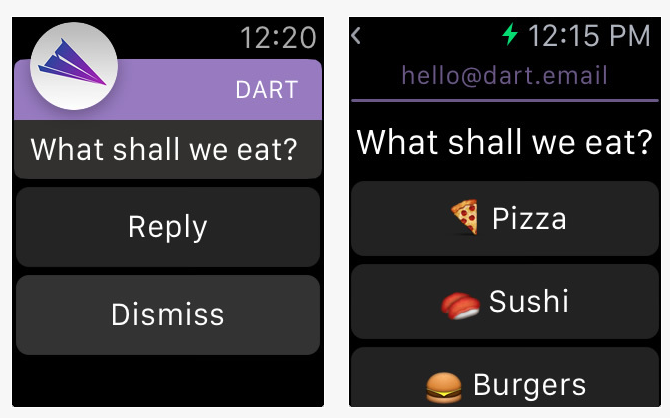 Drafts Apple Watch apps for events professionals